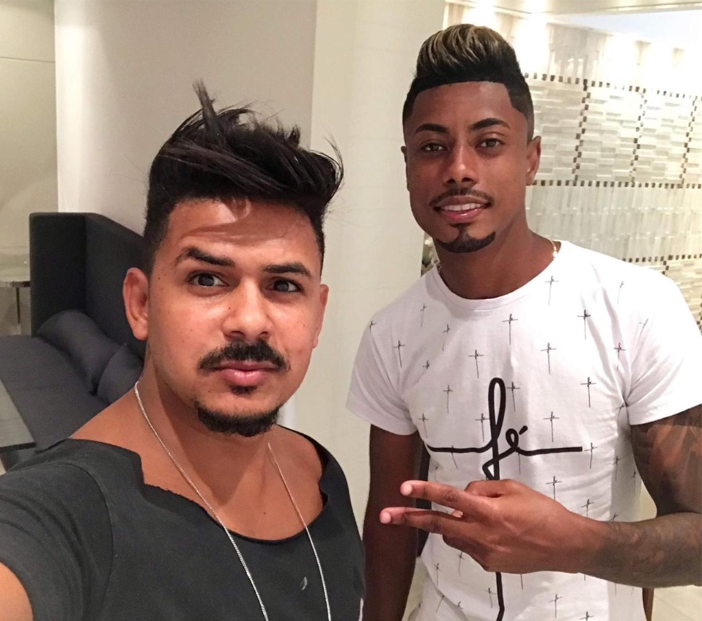 Don Marlus com jogador