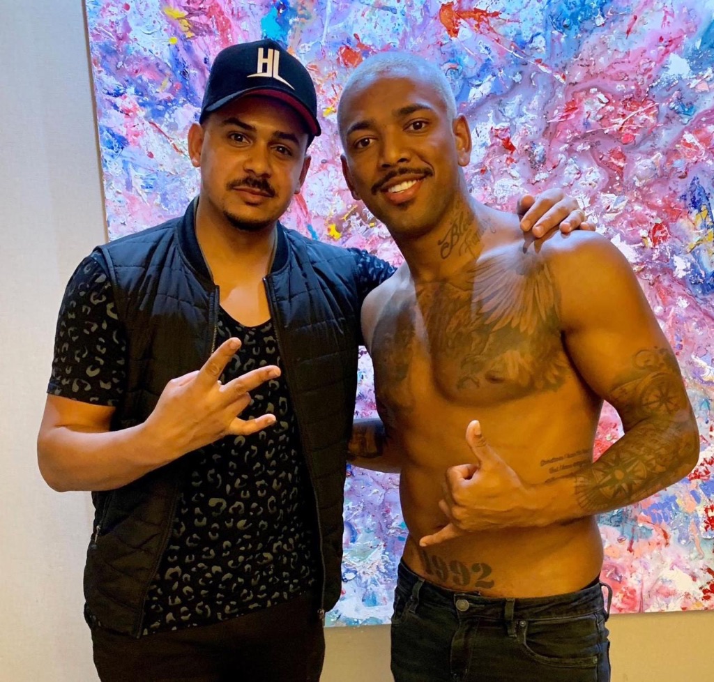 Don Marlus com jogador