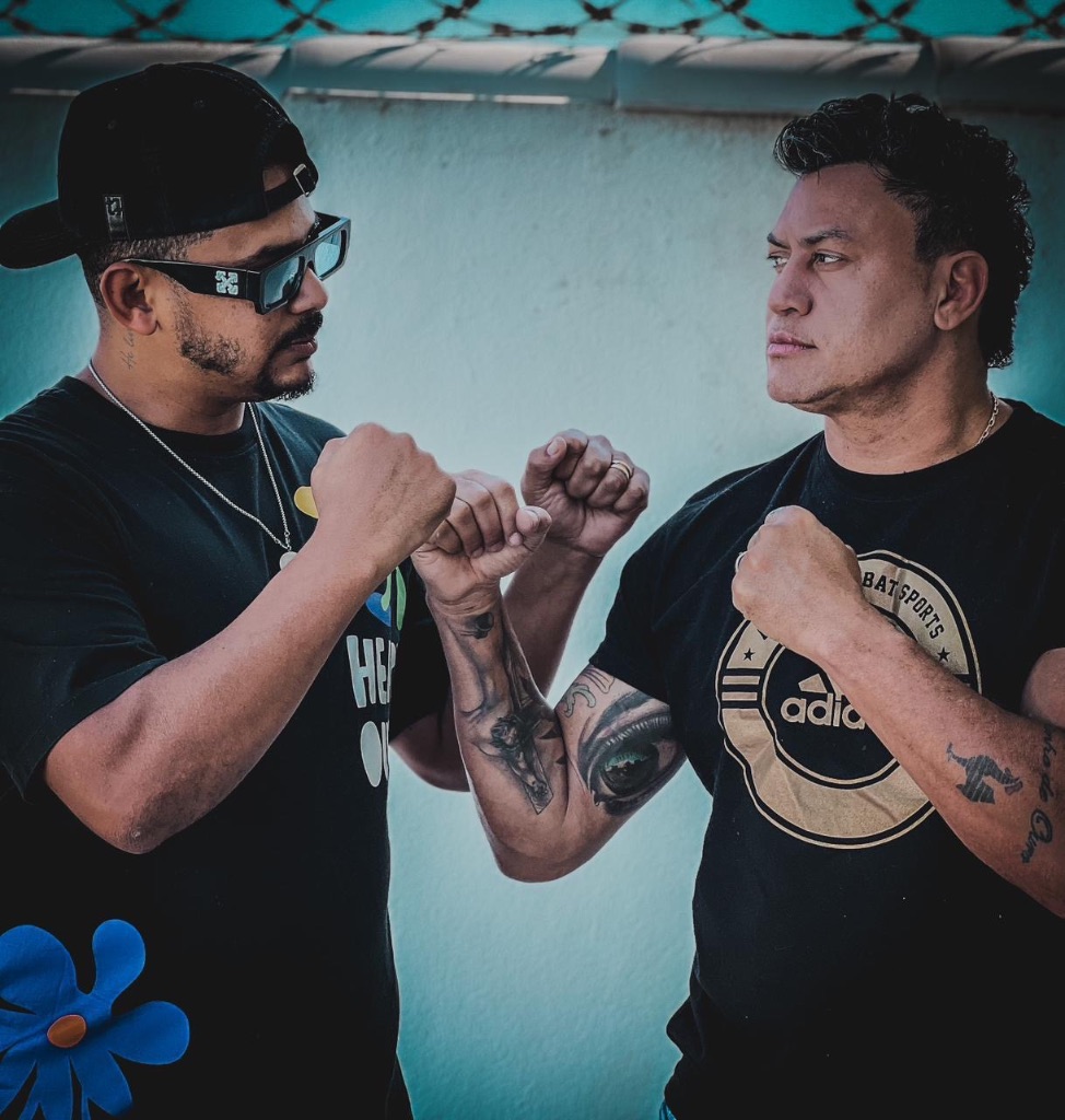 Don Marlus com atleta